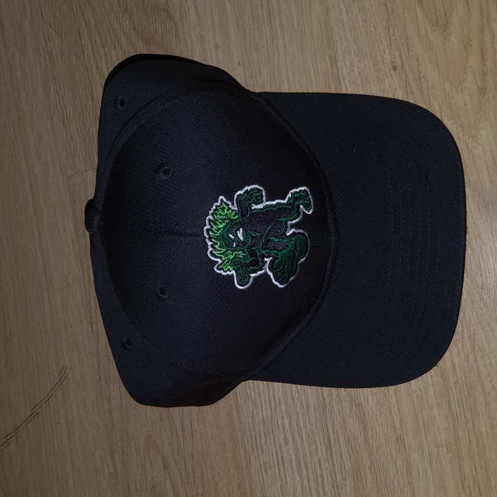 MiLB Eugene Emeralds Boys Adjustable Black Youth Baseball Strapback Hat Cap